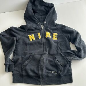Vintage Nike grey zip sweatshirt